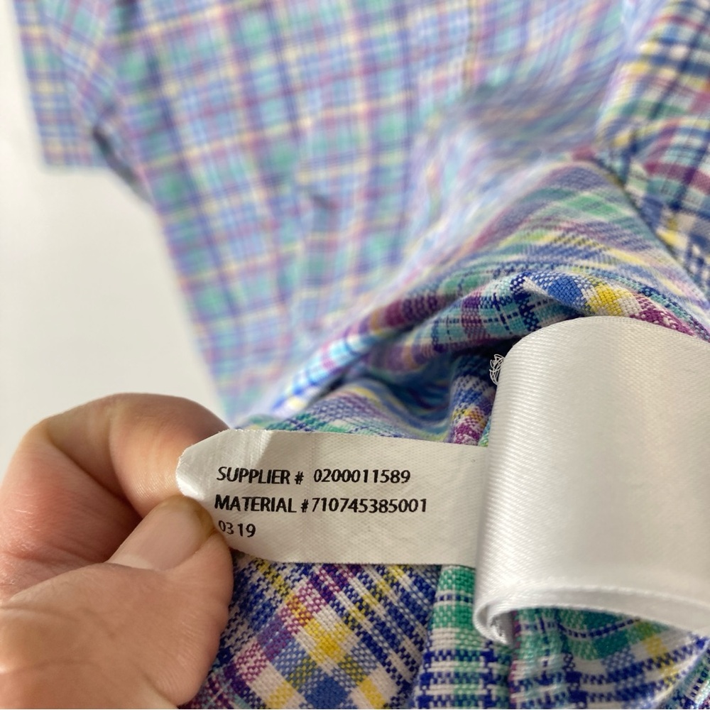 Polo Ralph Lauren Classic Fit Oxford Button Down Shirt Plaid Colorful Mens L - Picture 12 of 16